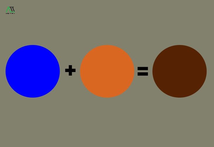 Cách pha màu nâu đất