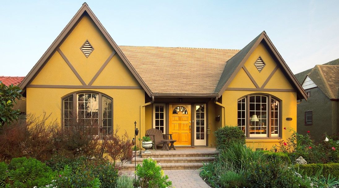 Gợi những những mẫu sơn nhà màu vàng đất nhìn là mê