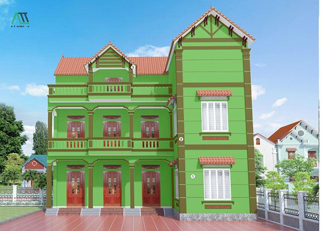 mệnh mộc ốp tường nhà màu gì