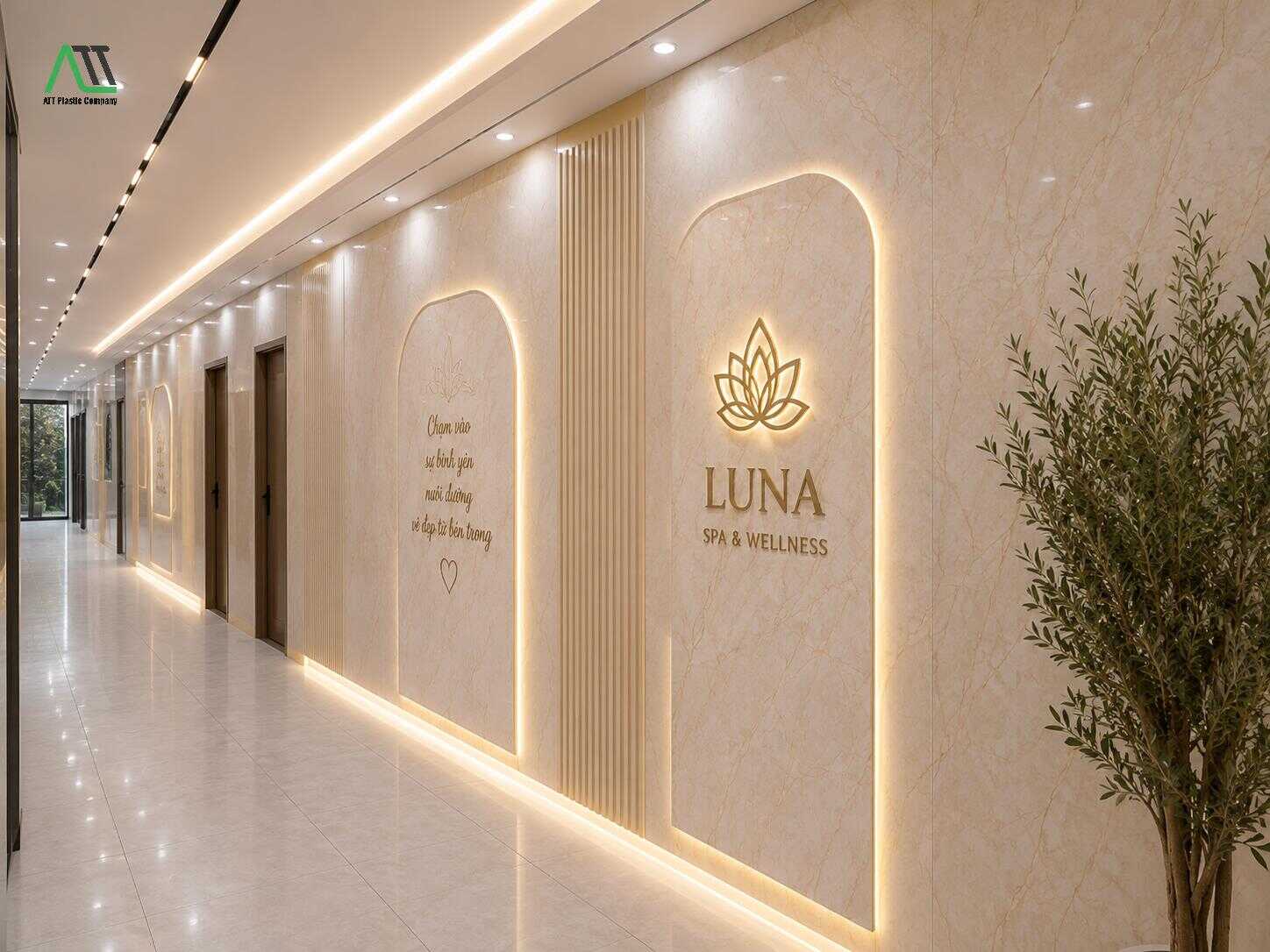 ốp tường spa