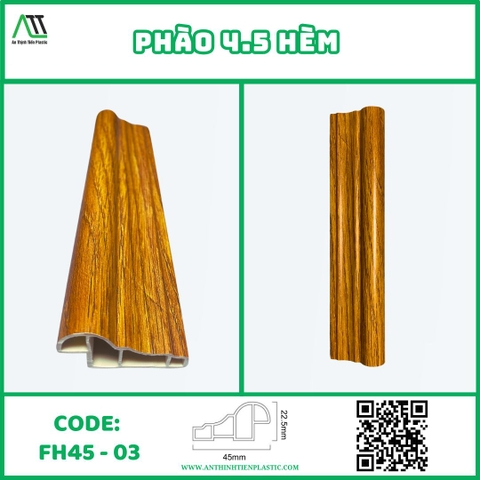 Phào 4.5 hèm (FH45-03)