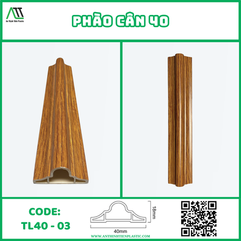 Phào chỉ cân 40 TL40-03