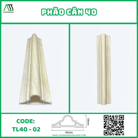 Phào chỉ cân 40 TL40-02