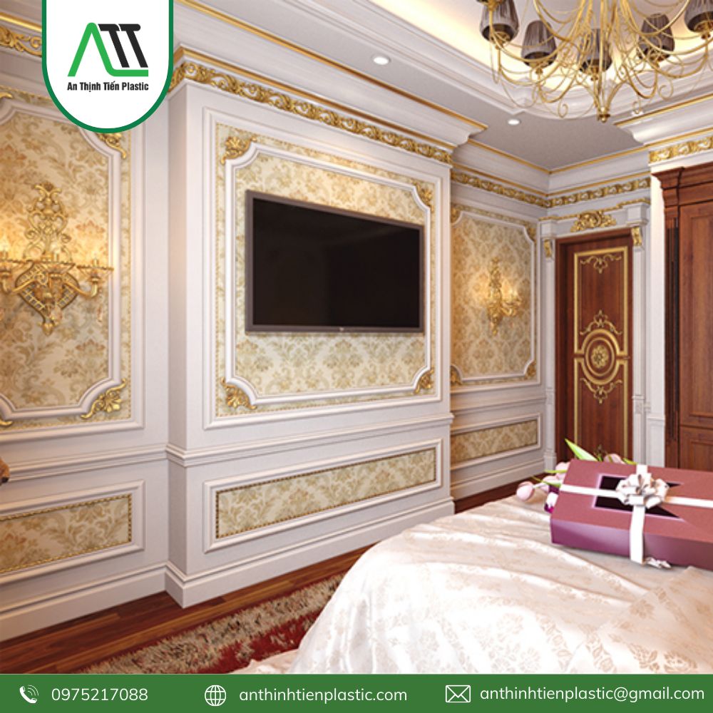 phào chỉ lưng tường