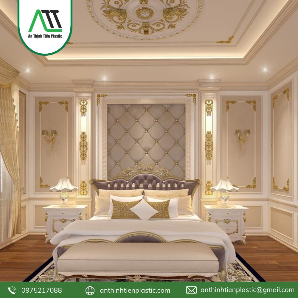 phào chỉ lưng tường