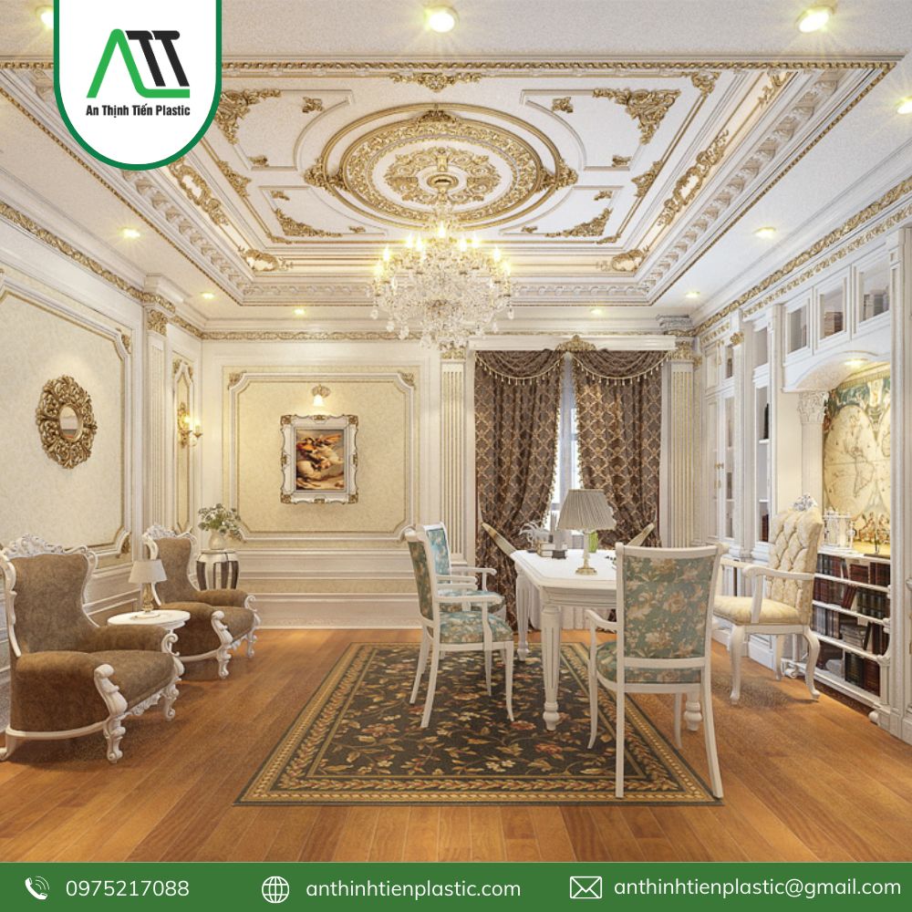 phào chỉ lưng tường