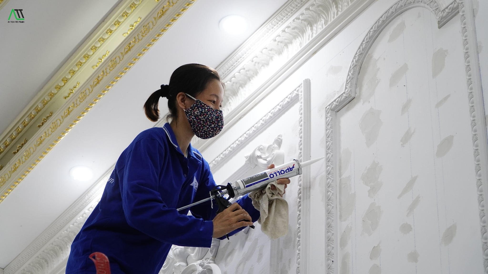 Quy trình thi công phào chỉ PS