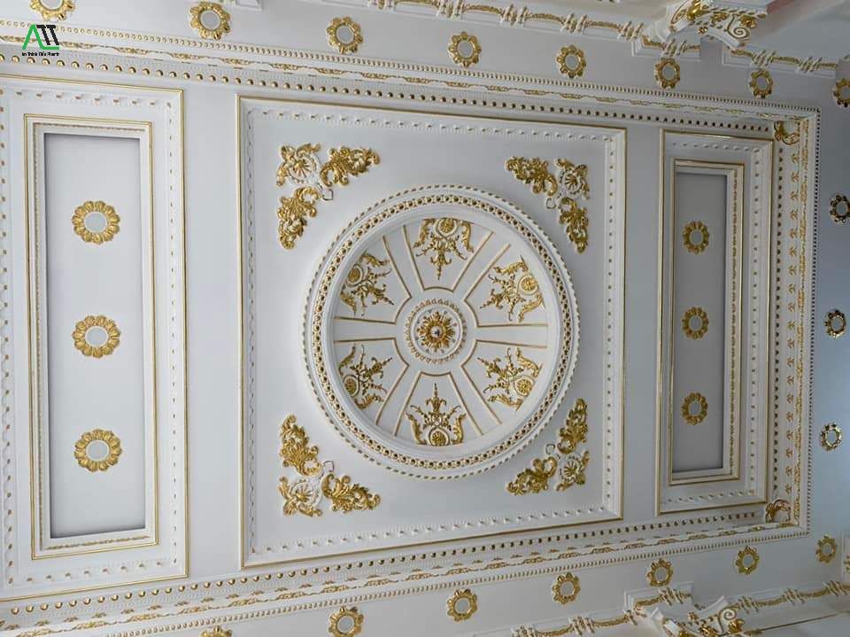 Mẫu trần phào chỉ pu đẹp