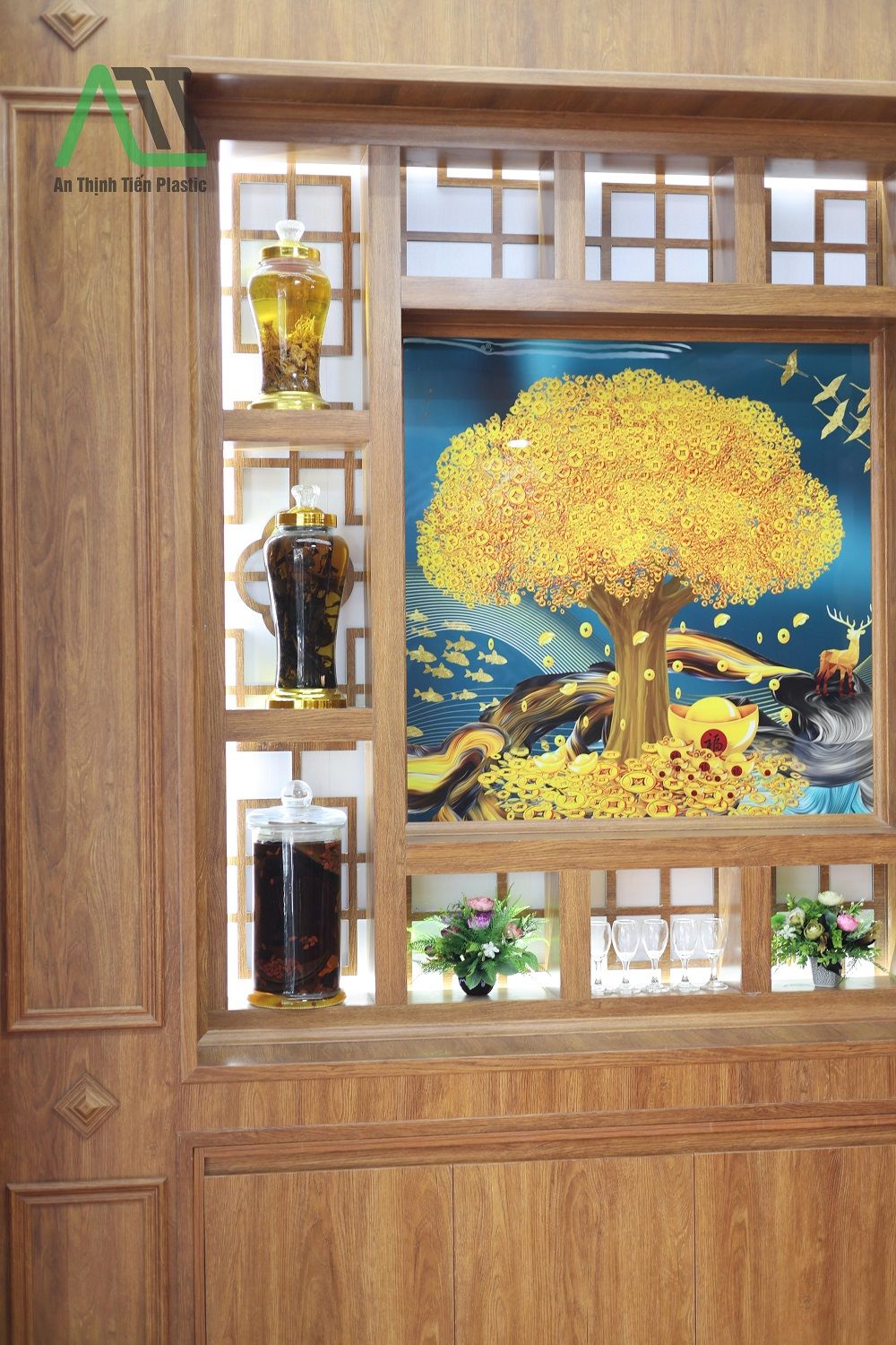 phào chỉ pvc và phào chỉ gỗ