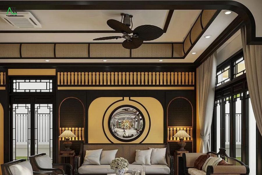 Mẫu thi công phào chỉ trần nhà hình vuông, chữ nhật