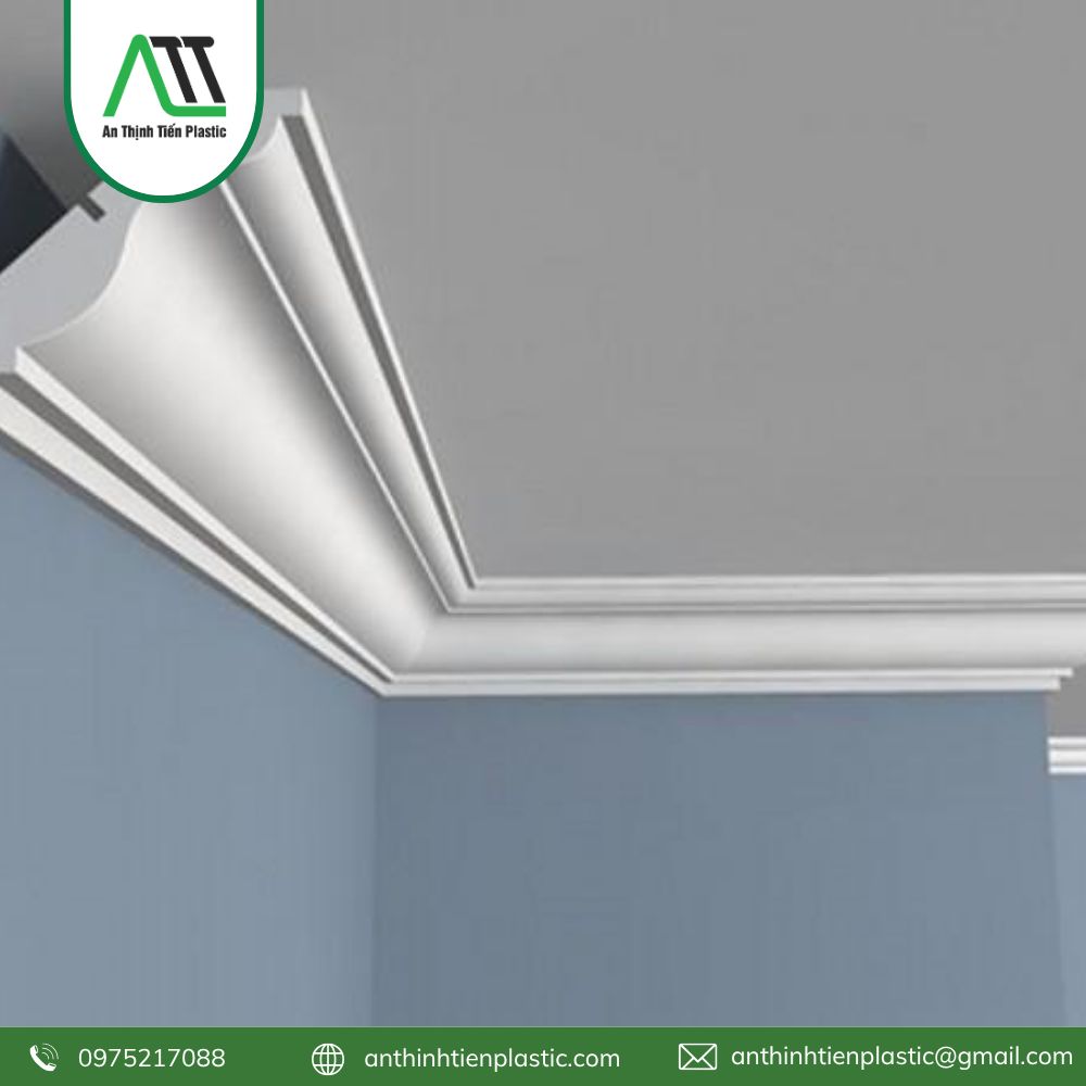 phào chỉ tường phòng khách