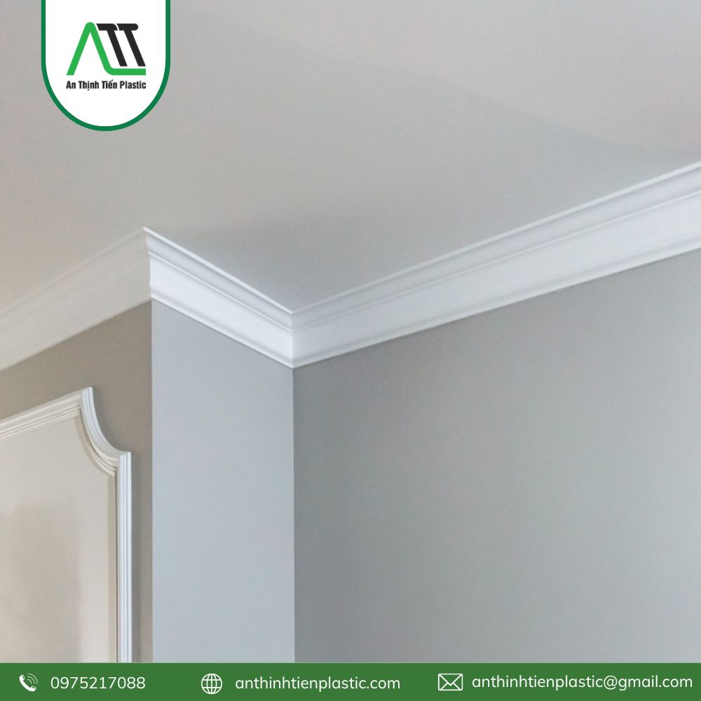 phào chỉ tường phòng khách