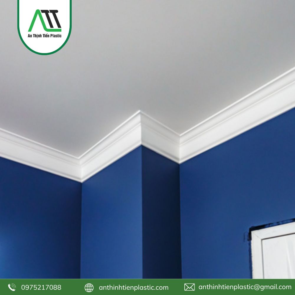 phào chỉ tường phòng khách