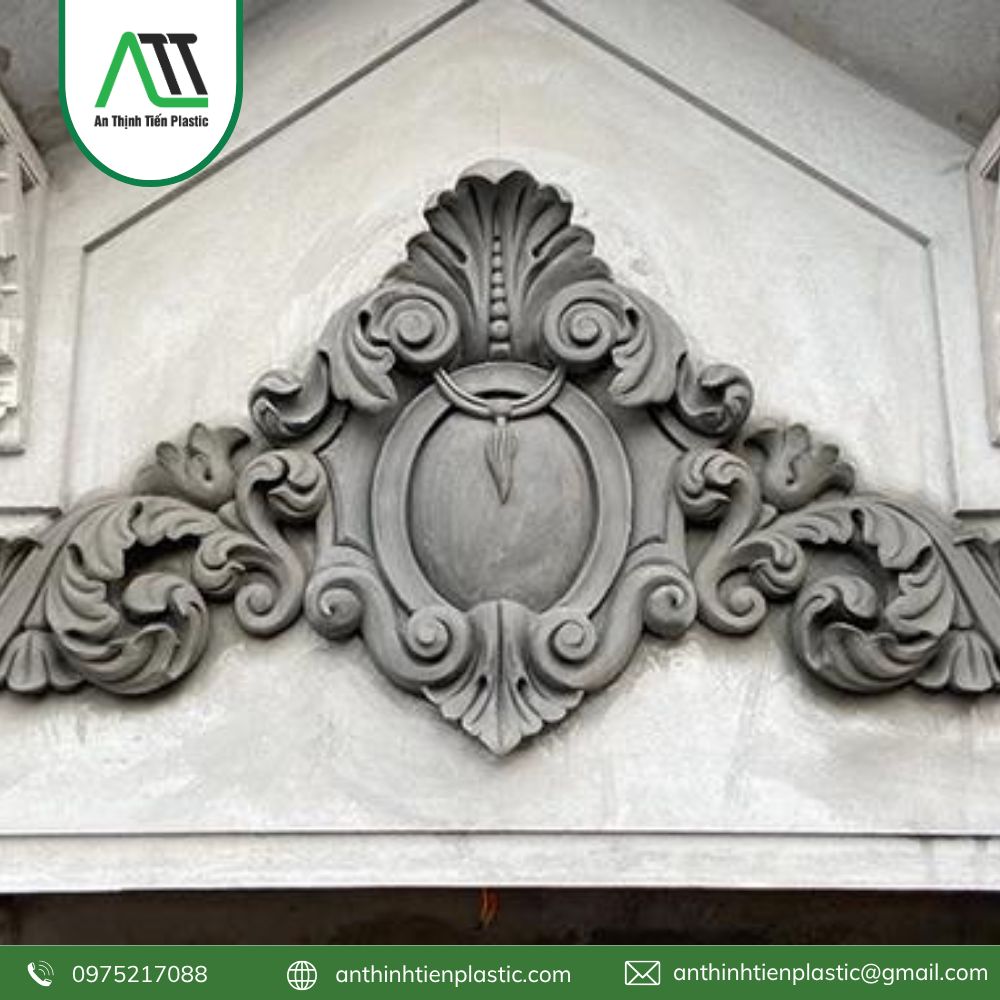 phào chỉ tường phòng khách