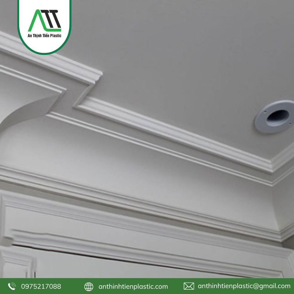 phào chỉ tường phòng khách