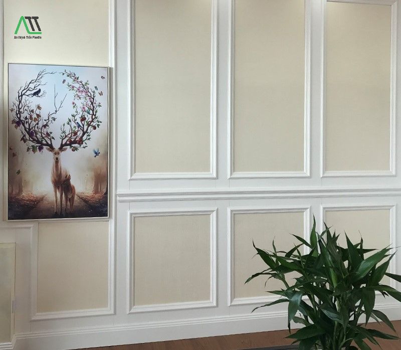 phào chỉ tường phòng ngủ