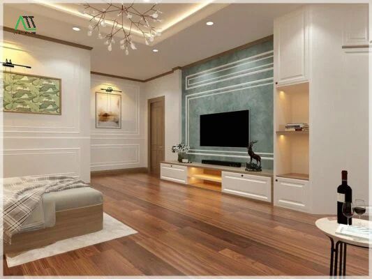 phào chỉ tường phòng ngủ