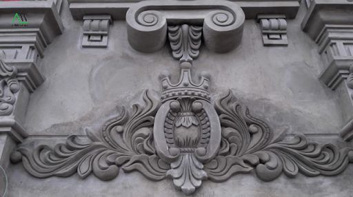 phào chỉ tường phòng ngủ