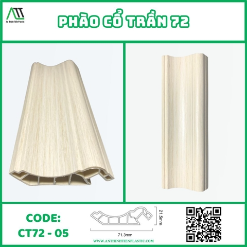 Phào cổ trần 72 (CT72-05) Vẻ Đẹp Tự Nhiên và Gần Gũi