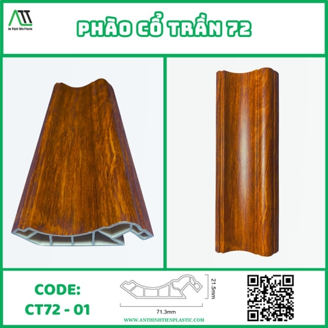 Phào cổ trần 72 (CT72-01) Sắc Thái Sang Trọng