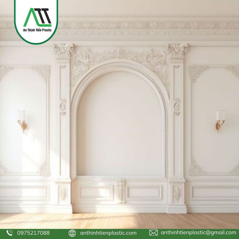 phào cổ trần nhựa