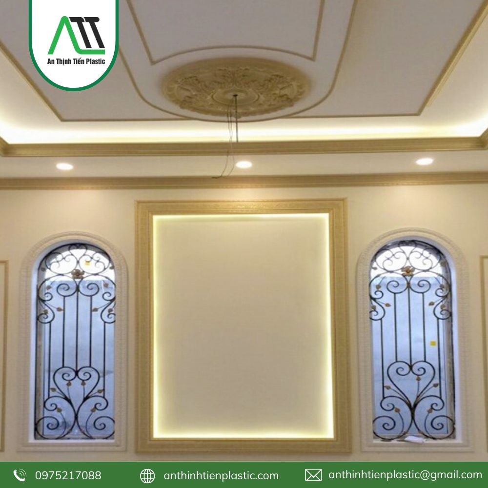 phào cổ trần nhựa