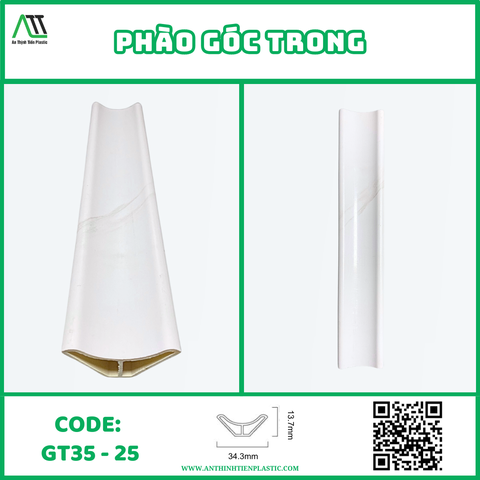 Phào góc trong (GT35-25)