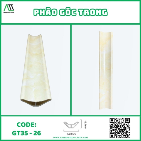 Phào góc trong (GT35-26)