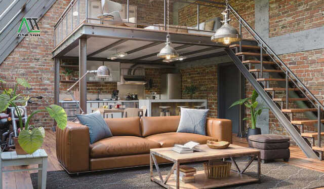 Phong cách nội thất Industrial