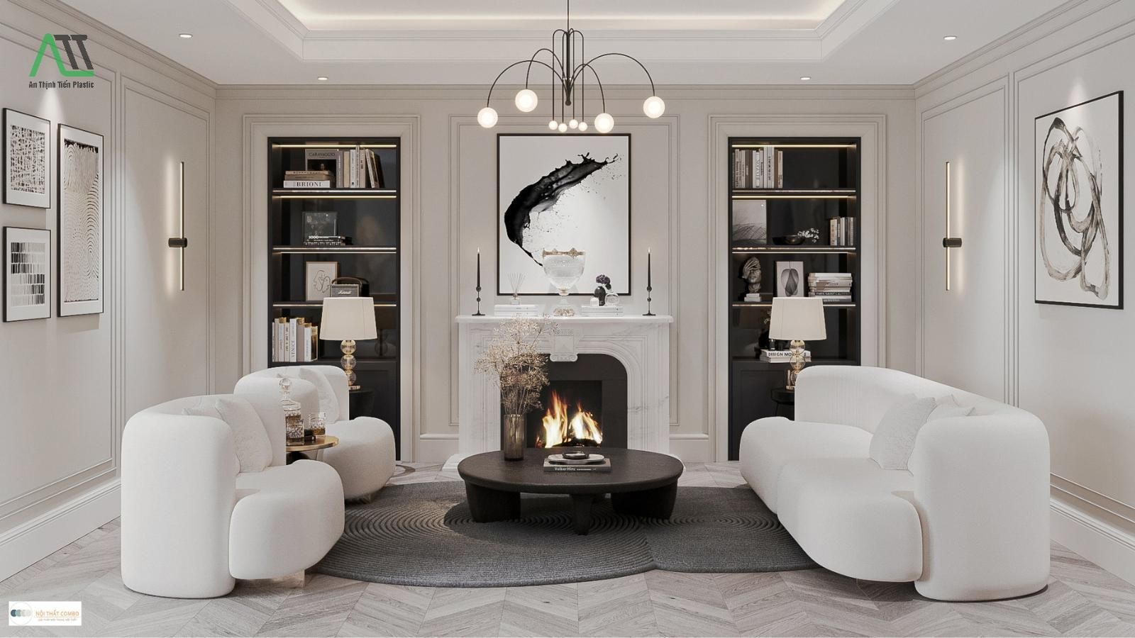 phong cách nội thất parisian