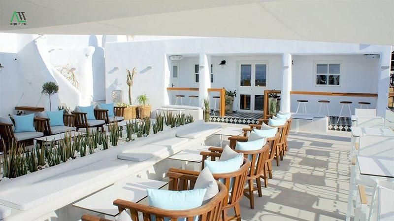 phong cách nội thất santorini