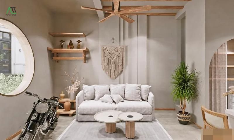 phong cách nội thất wasabi