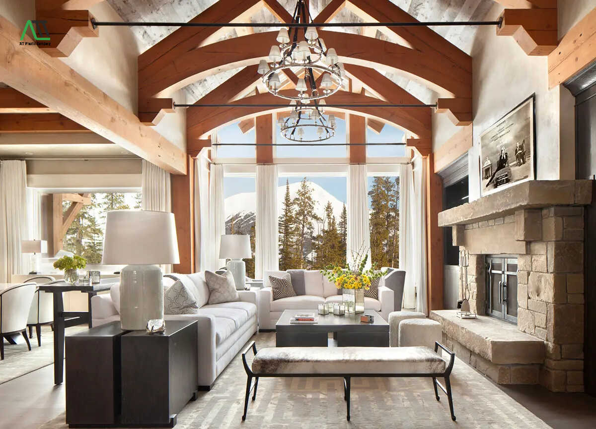 phong cách thiết kế Rustic