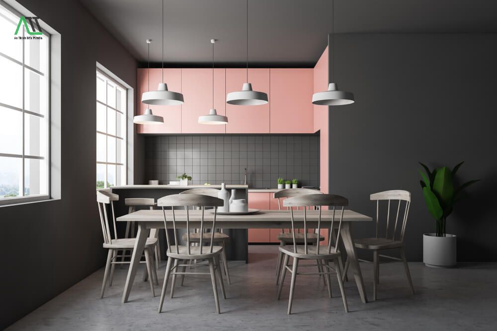 phong thủy màu hồng