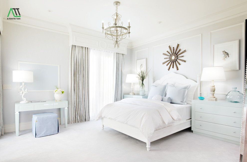 phong thủy màu trắng