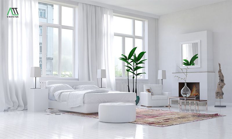 phong thủy màu trắng