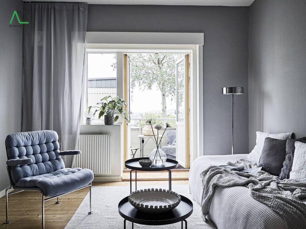 phong thủy màu xám