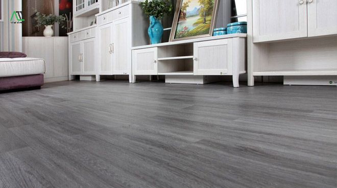 sàn gỗ màu xám