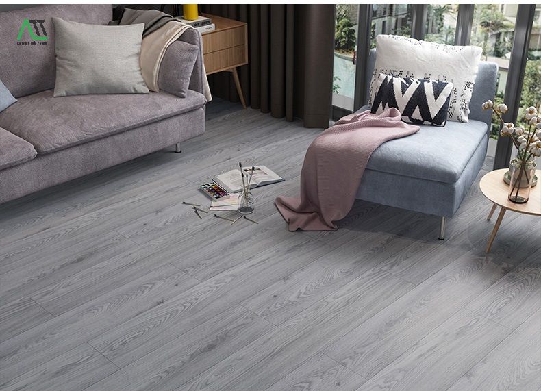 sàn gỗ màu xám