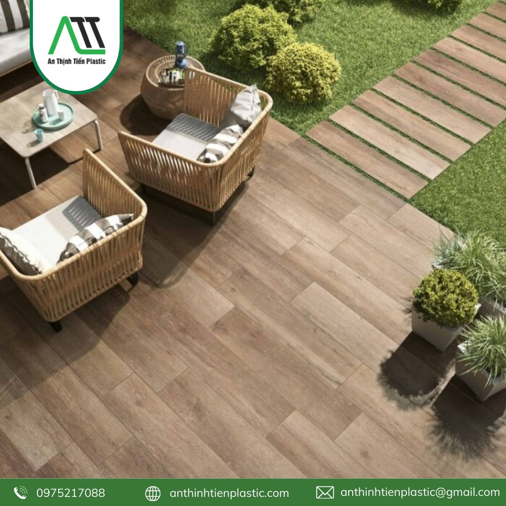 sàn gỗ nhựa ngoài trời