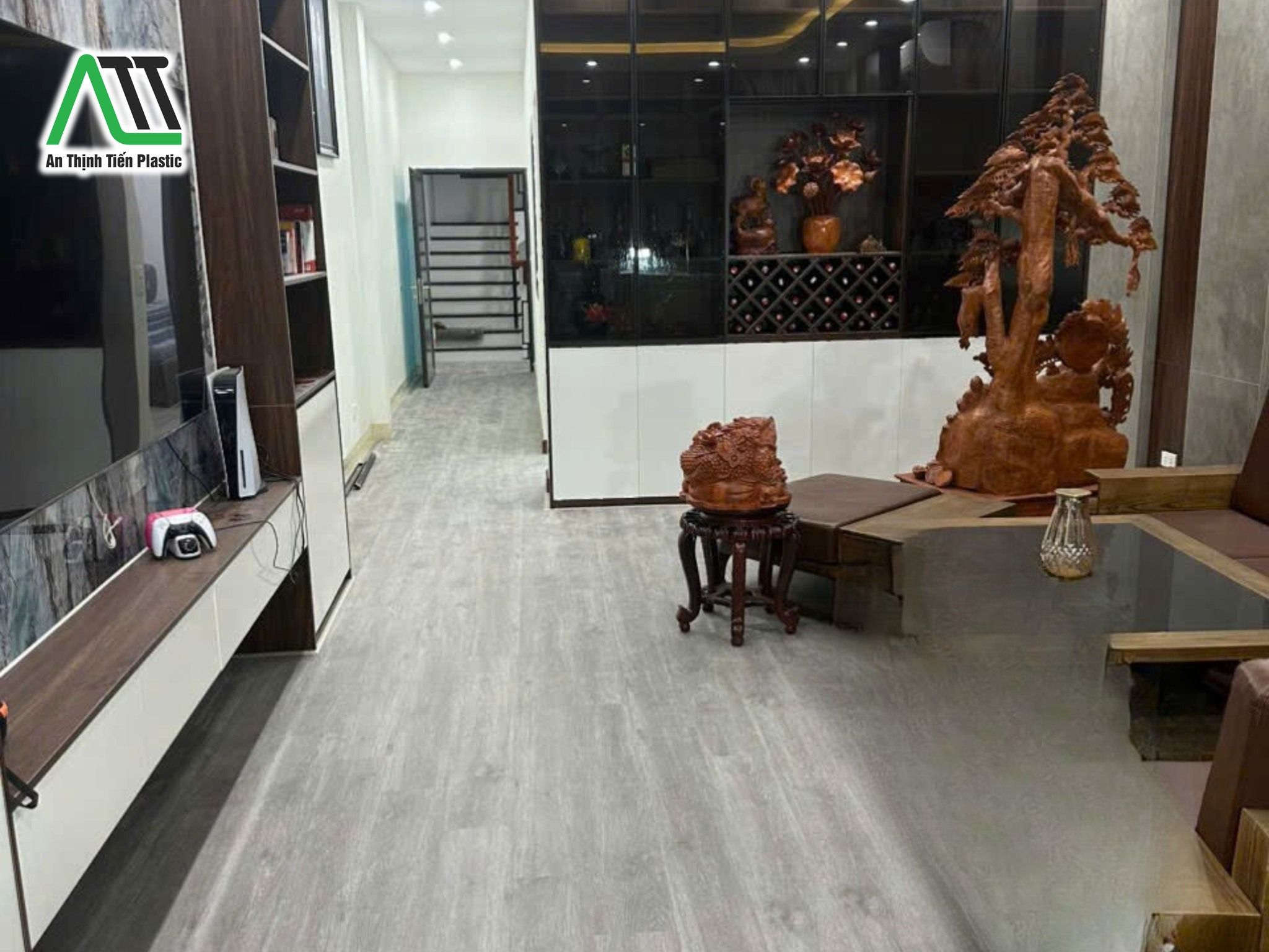 sàn gỗ phòng khách