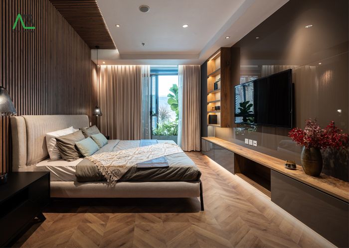 sàn gỗ phòng ngủ