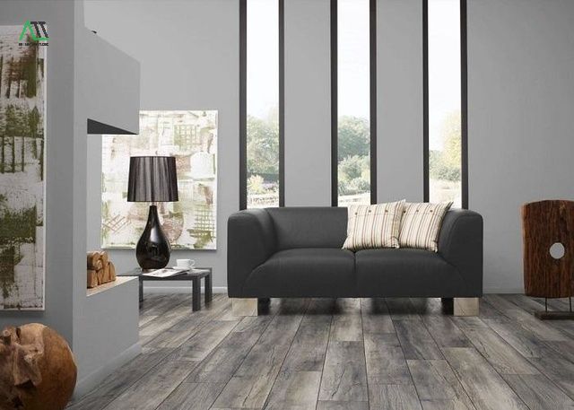 sàn gỗ sơn tường màu gì