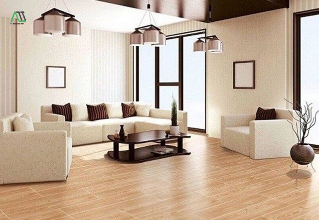 sàn gỗ sơn tường màu gì