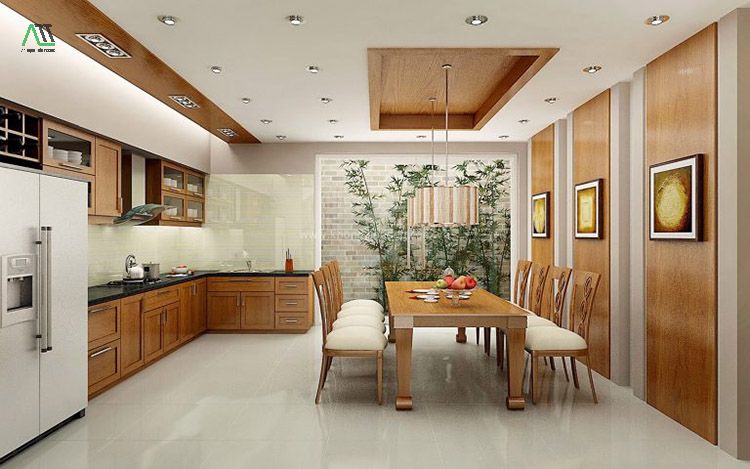 sàn gỗ sơn tường màu gì