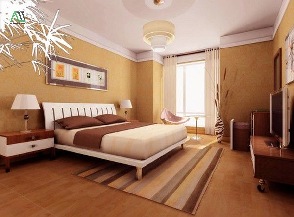 sàn gỗ sơn tường nhà màu gì