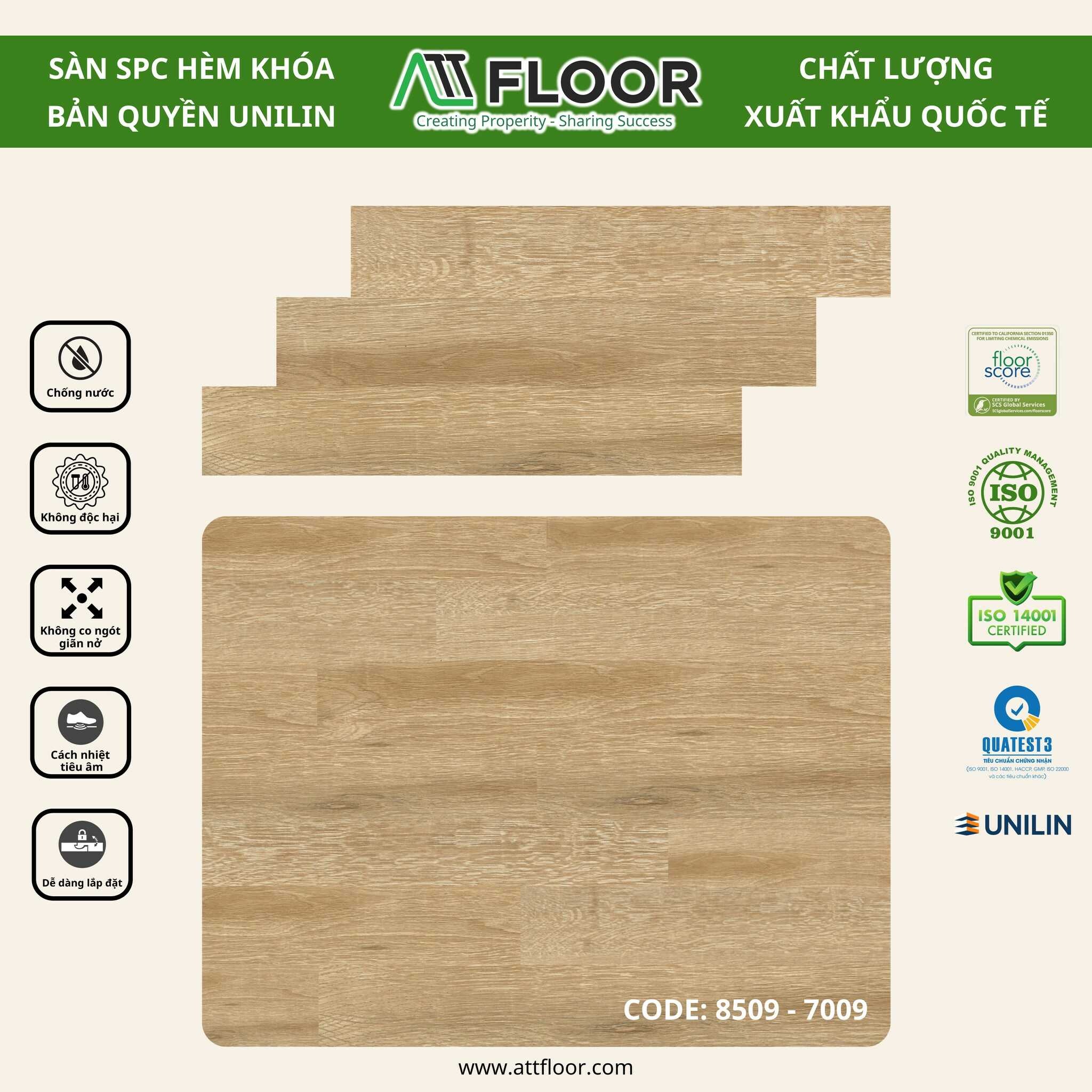 sàn hèm khóa Unilin ATT