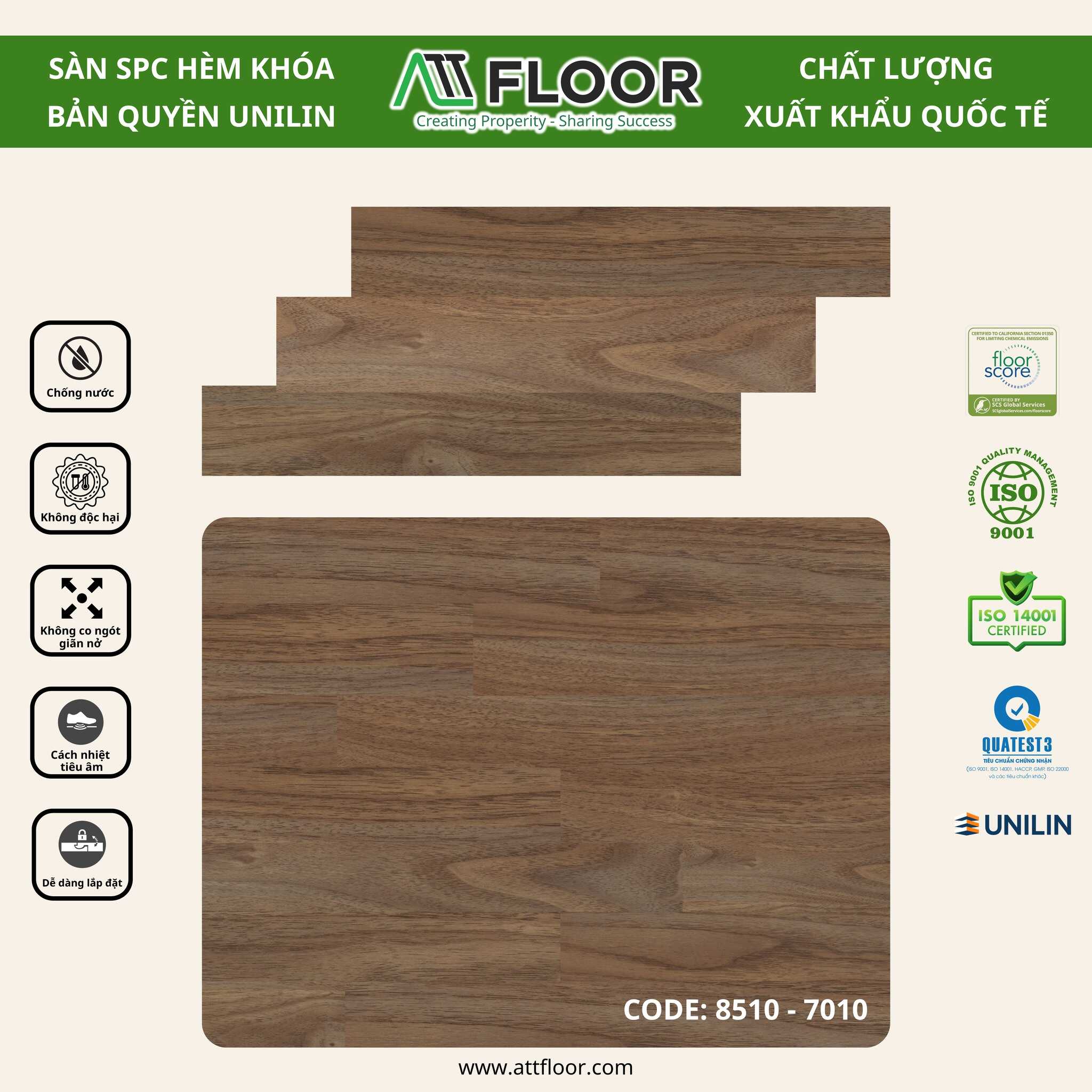 sàn hèm khóa Unilin ATT