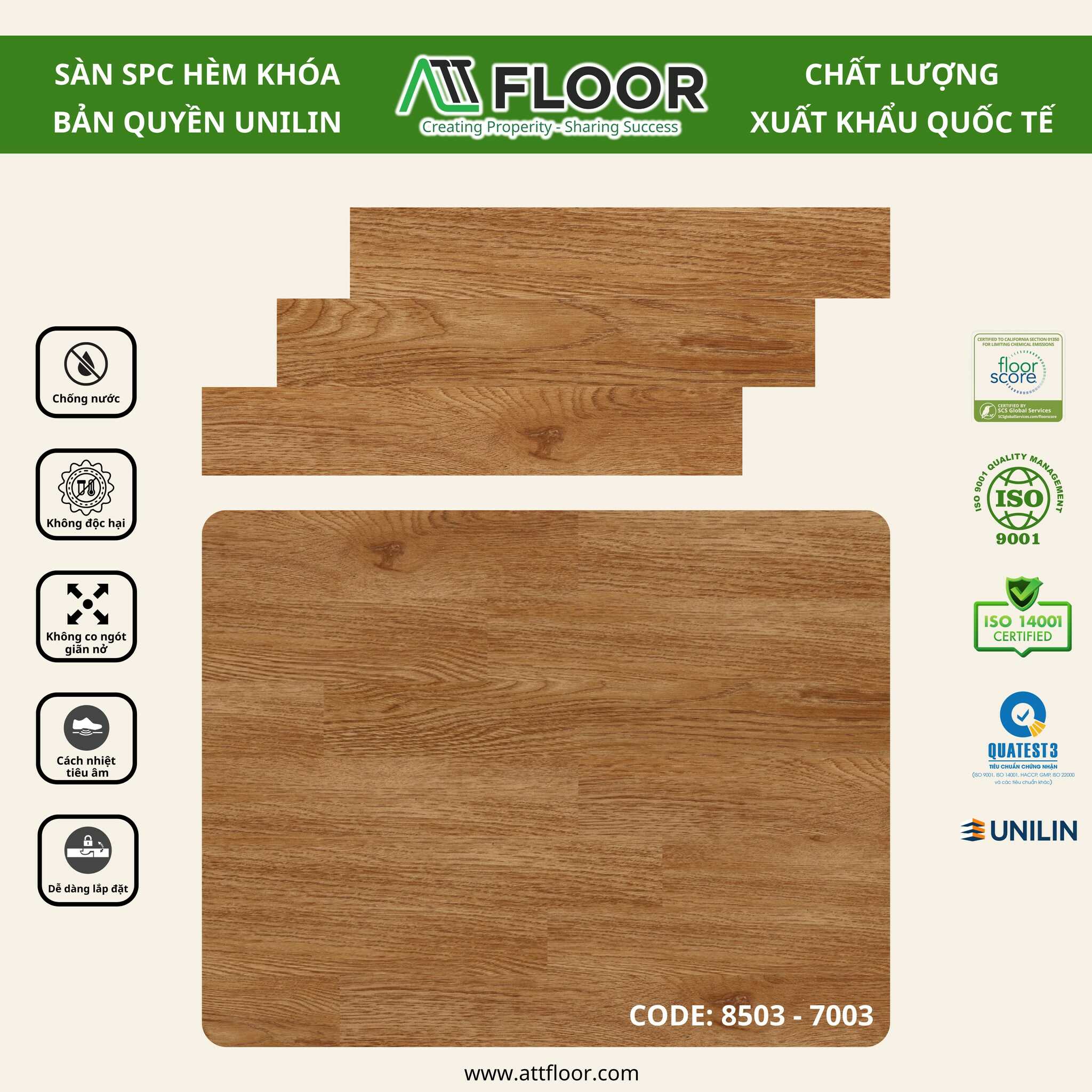 sàn hèm khóa Unilin ATT