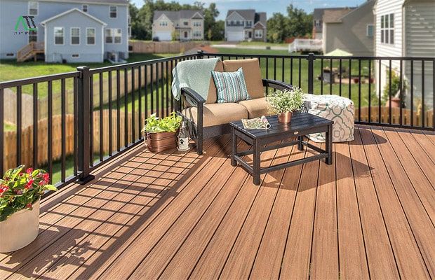 sàn nhựa giả gỗ ngoài trời